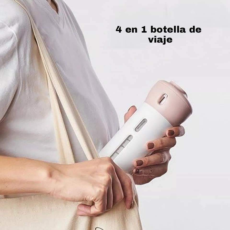 ✨✨Dispensador Viaje Botella Contenedor 4 En 1✨🧴💦