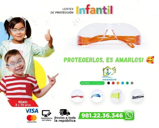 LENTES DE PROTECCION INFANTIL