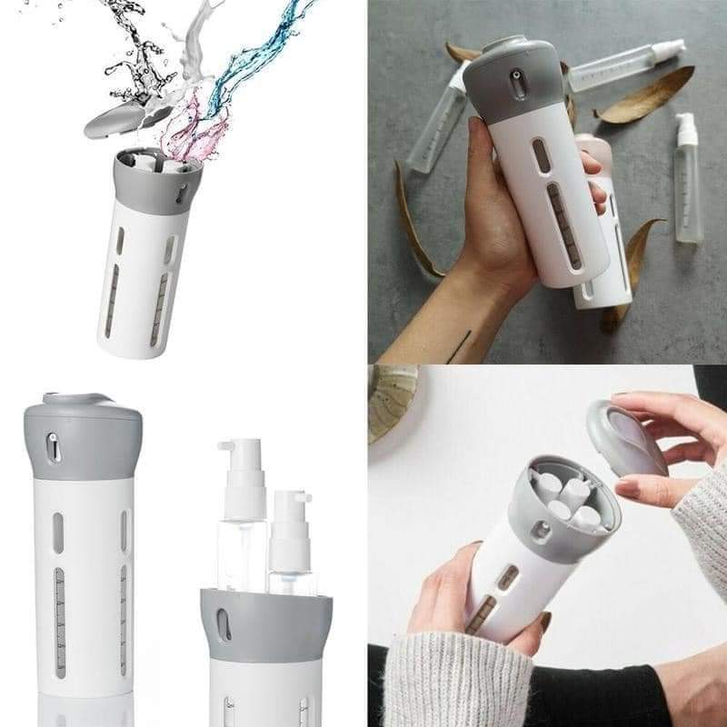 ✨✨Dispensador Viaje Botella Contenedor 4 En 1✨🧴💦