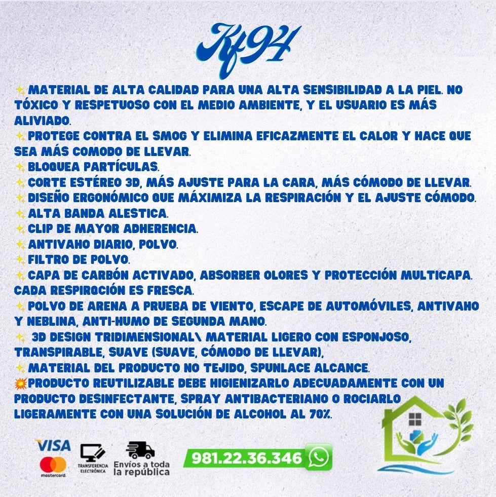 KF94 ADULTO AZUL REY