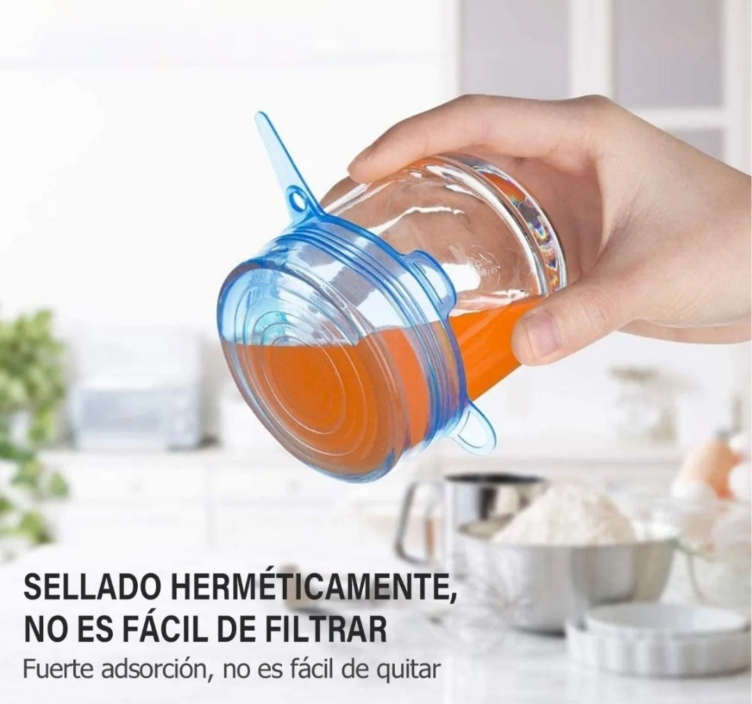 TAPAS DE SILICONA REDONDAS