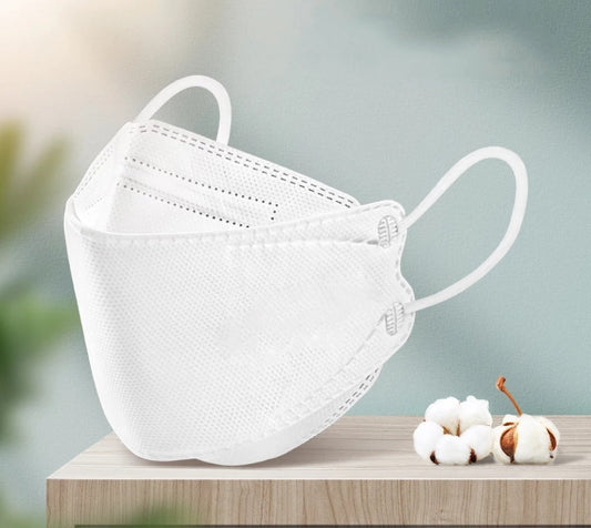 KF94- PAQUETE DE PARA ADULTO DE COLOR BLANCO DE 10 PIEZAS.