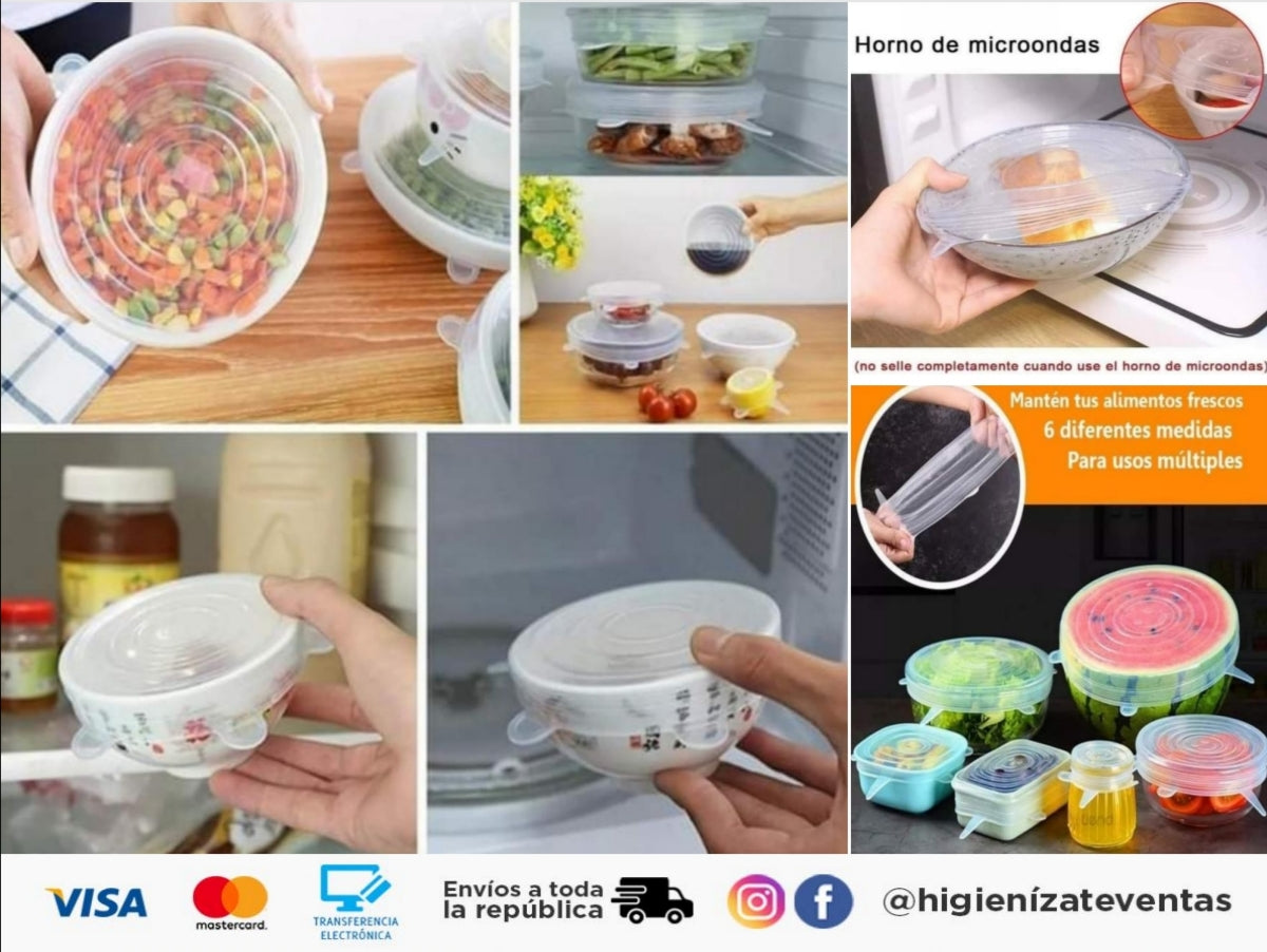 TAPAS DE SILICONA REDONDAS